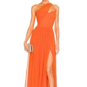 One shoulder formal dress